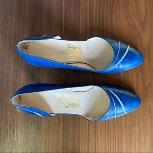 Vintage Salvatore ferragamo heels size 7 1/2